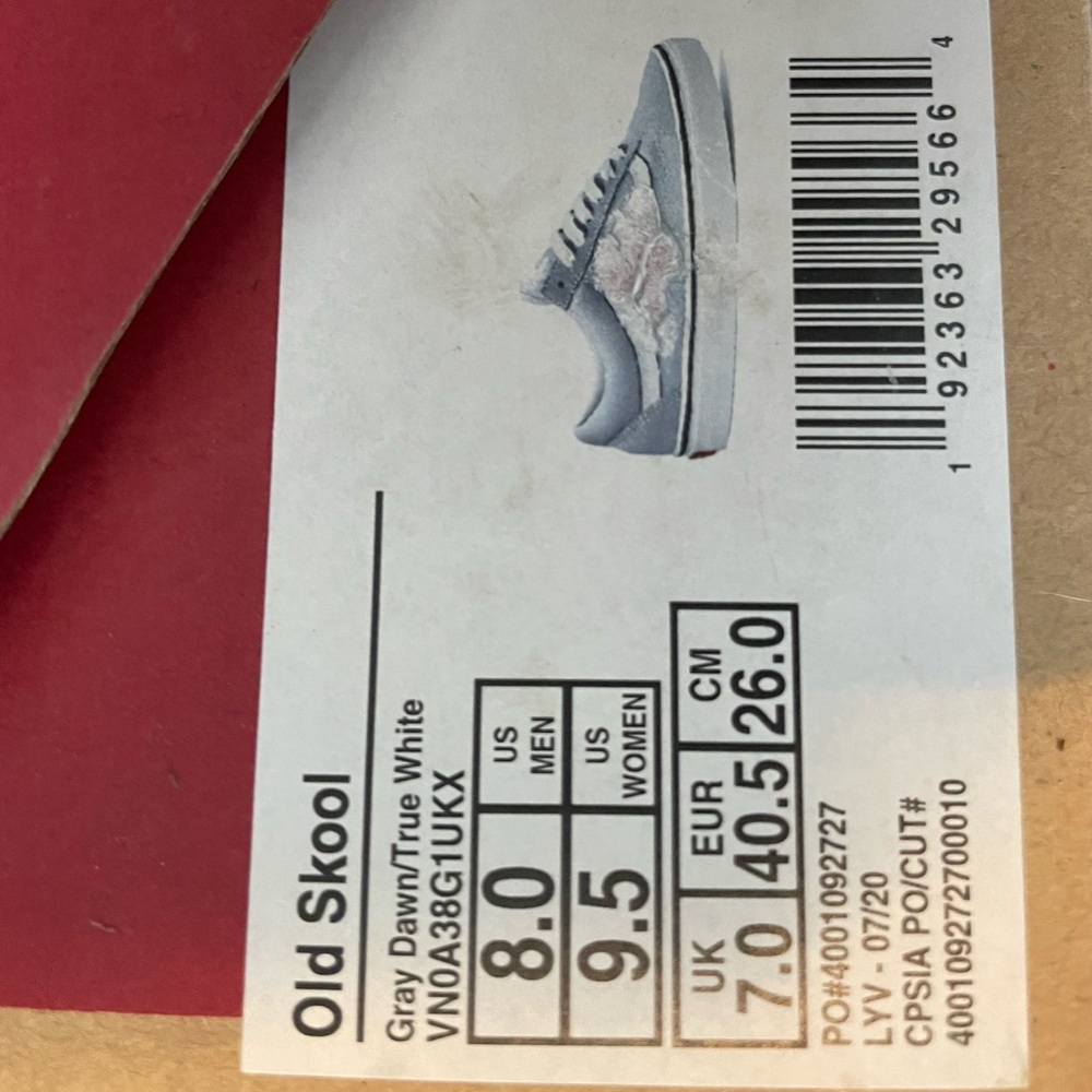 Womens Size 9.5 Vans